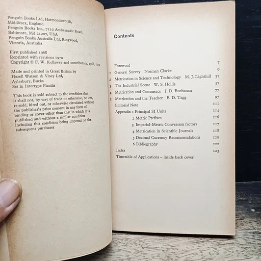 หนังสือ Metrication รูปที่ 6