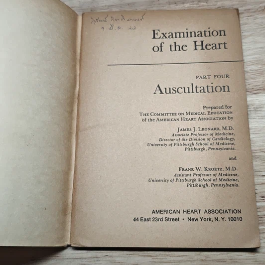 หนังสือ Auscultation เสียงหัวใจ รูปที่ 6