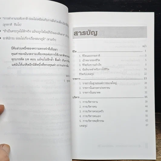 หนังสือ หลายข้อคิด สำหรับผู้บริหารมืออาชีพ รูปที่ 6