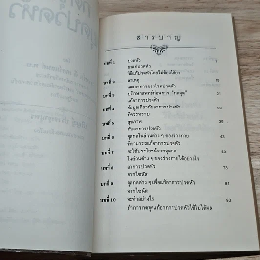 หนังสือ กดจุดหยุดปวดหัว รูปที่ 6