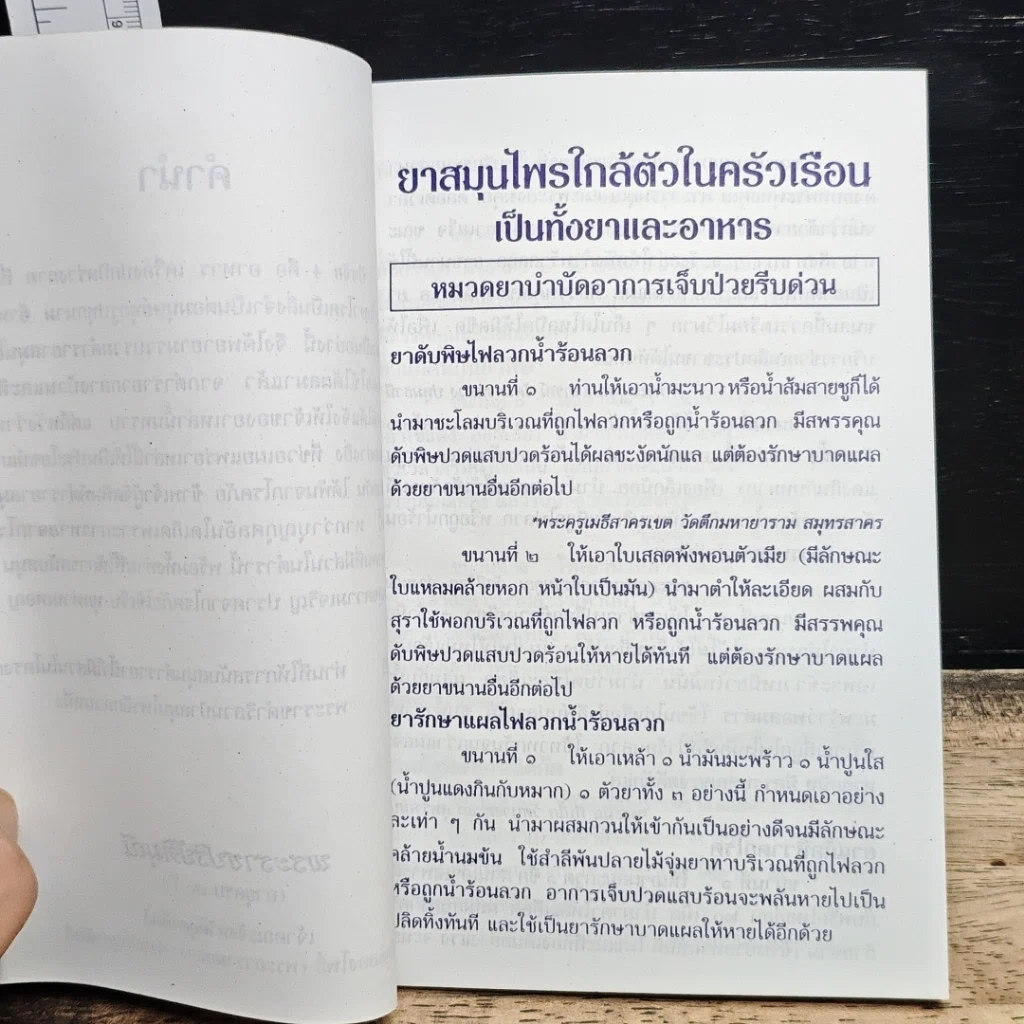 หนังสือ ยาสมุนไพรใกล้ตัวในครัวเรือน เป็นทั้งยาและอาหาร รูปที่ 6