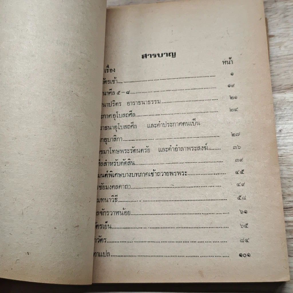 หนังสือ หนังสือสวดมนต์แปล เป็นคู่มือ อุบาสก อุบาสิกา และพุทธศาสนิกชน รูปที่ 6
