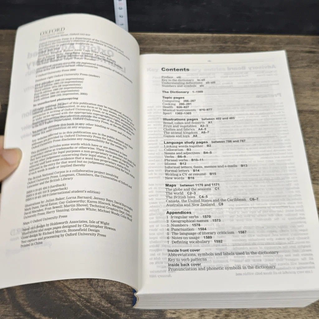 หนังสือ Oxford Advanced Learner's Dictionary รูปที่ 8
