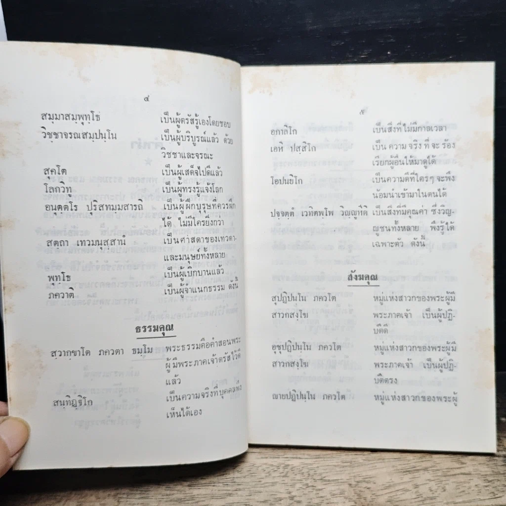 หนังสือ พระรัตนตรัย พุทธคุณ ธรรมคุณ สังฆคุณ รูปที่ 8