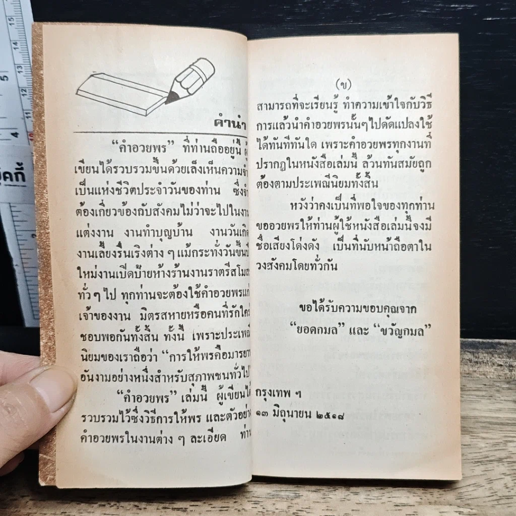 หนังสือ คำอวยพรต่างๆ รูปที่ 6