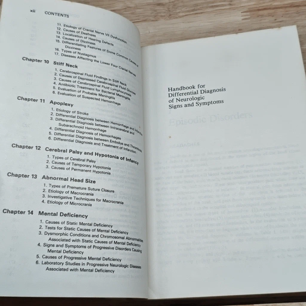 หนังสือ Handbook for Differential Diagnosis of Neurologic Sign and Symptom รูปที่ 8