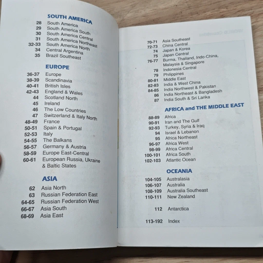 หนังสือ World Pocket Atlas รูปที่ 7