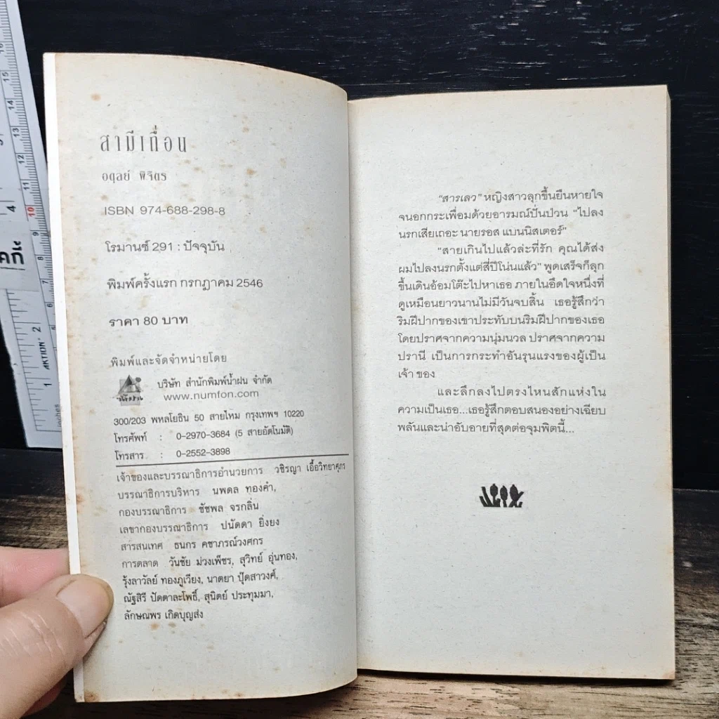 หนังสือ นิยายโรมานซ์ สามีเถื่อน รูปที่ 6