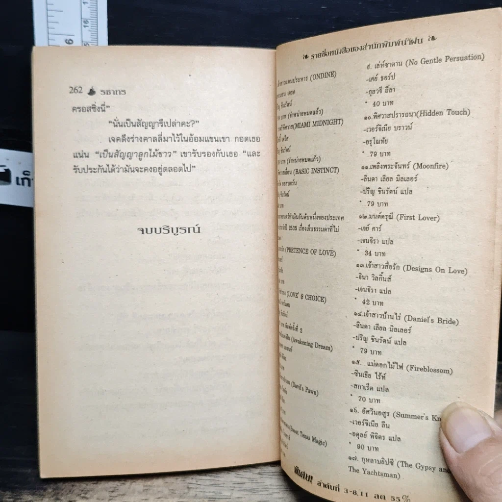 หนังสือ นิยายโรมานซ์ ขอเพียงที่พักพิง รูปที่ 8