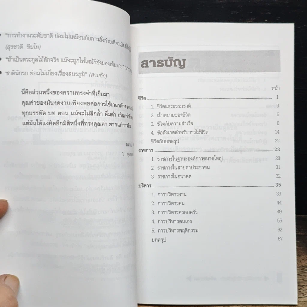 หนังสือ หลายข้อคิด สำหรับผู้บริหารมืออาชีพ รูปที่ 6