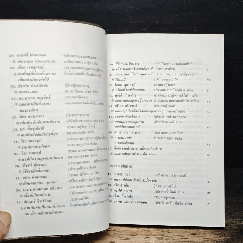 หนังสือ 110 ไอเดีย จาก 80 ยอดนักบริหารชั้นนำของเมืองไทย รูปที่ 9