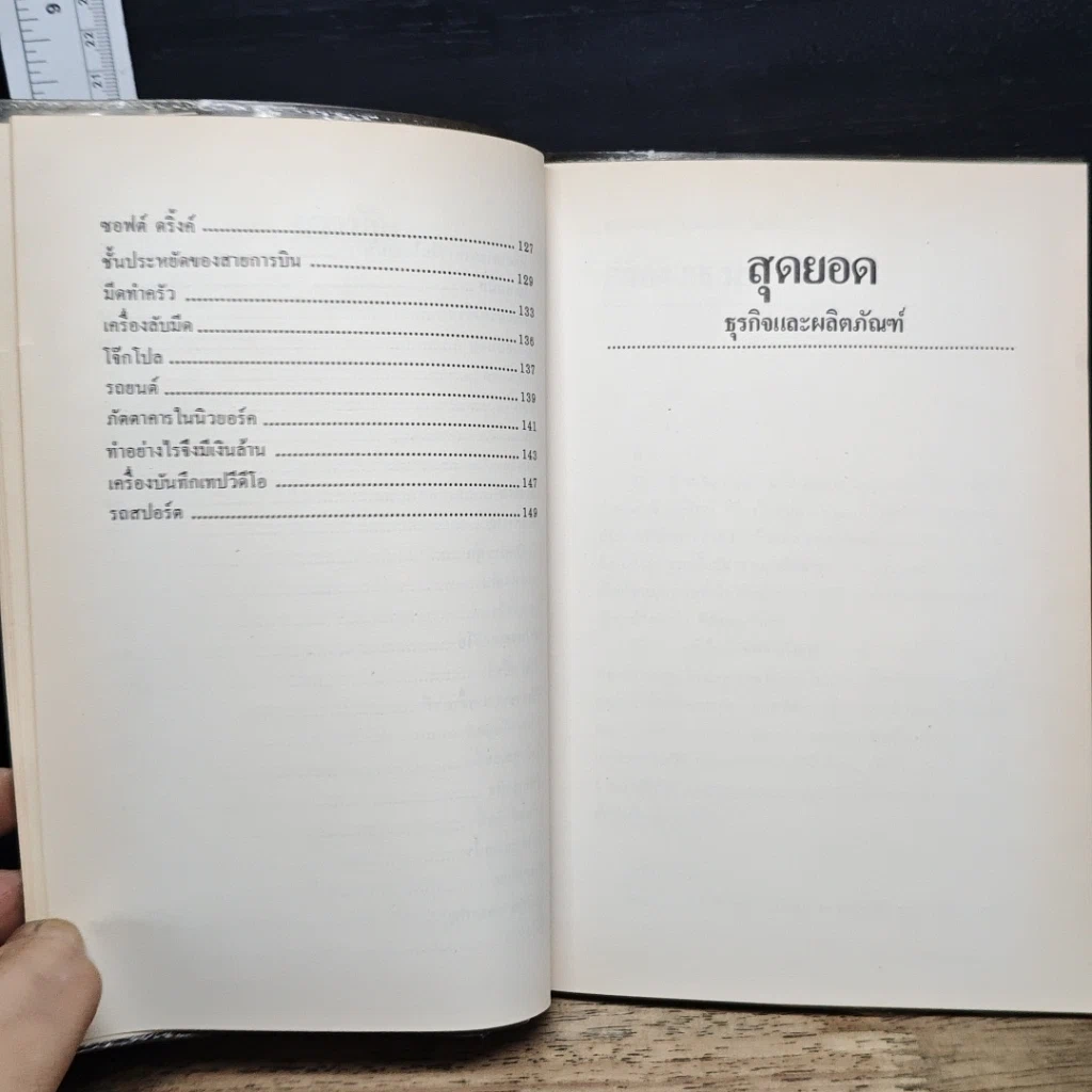 หนังสือ สุดยอดธุรกิจและผลิตภัณฑ์ รูปที่ 8