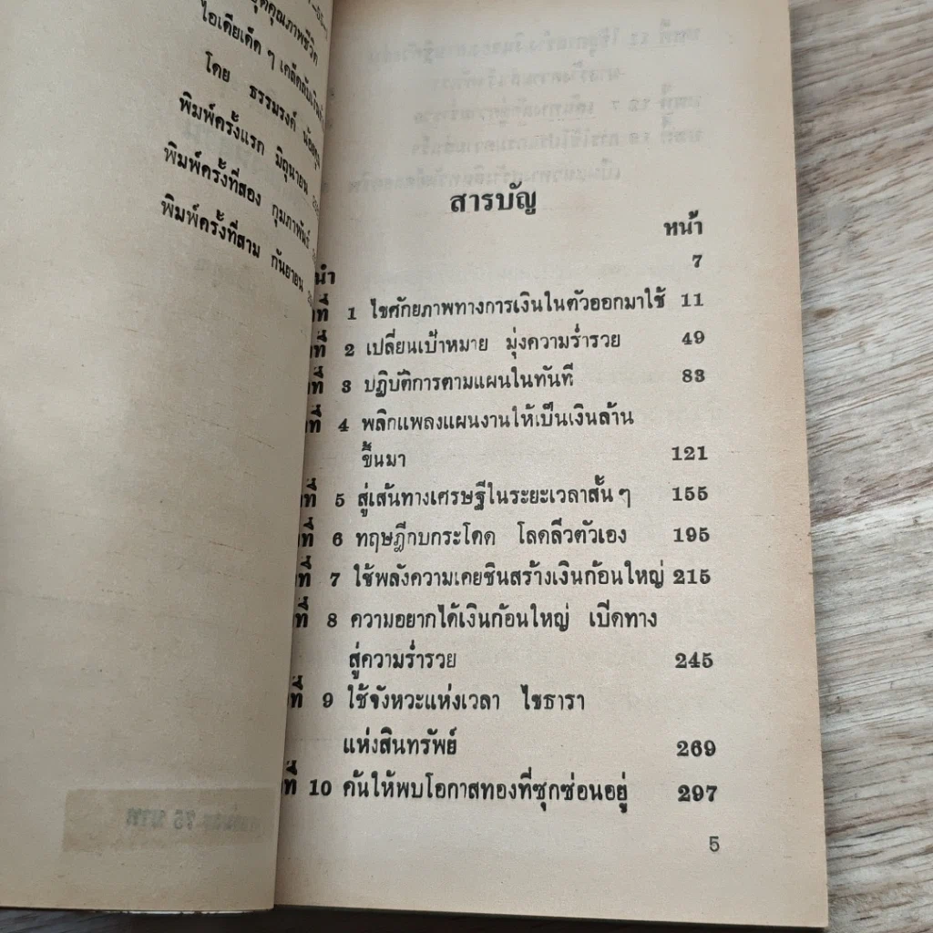 หนังสือ ไอเดียเด็ด ๆ เคล็ดลับเงินล้าน รูปที่ 6