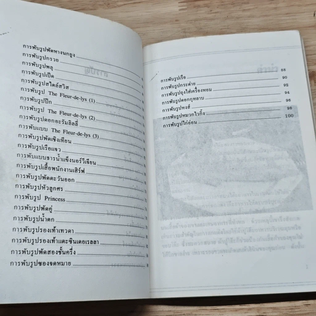 หนังสือ ศิลปะการพับผ้าเช็ดปาก รูปที่ 7