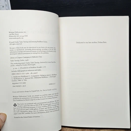 หนังสือ The Awakening Mind: The Foundation of Buddhist Thought, Volume 4 รูปที่ 6