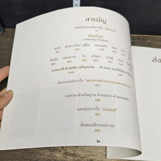 หนังสือ สัจธรรม เพื่อความพ้นทุกข์ในปัจจุบัน รูปที่ 6