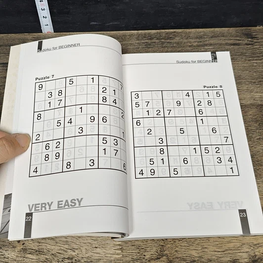 หนังสือ Sudoku for Beginner เกมปริศนา Sudoku สำหรับผู้เริ่มต้น รูปที่ 8