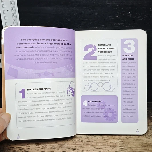 หนังสือ The Little Green Book of Shopping: 250 Tips for an Eco Lifestyle รูปที่ 7