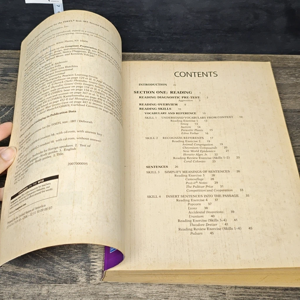 หนังสือ Longman Preparation Course for the TOEFL Test รูปที่ 7