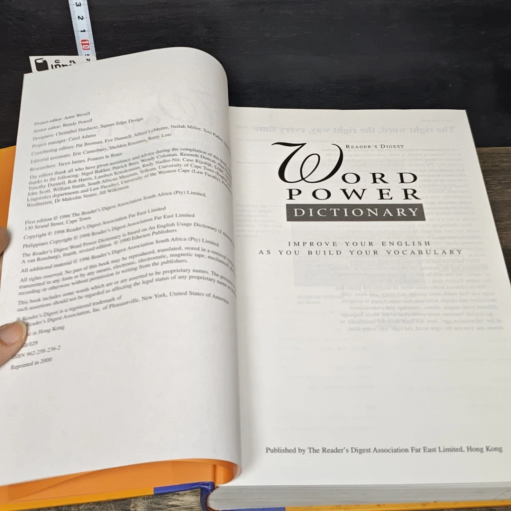 หนังสือ Reader’s Digest Word Power Dictionary รูปที่ 5