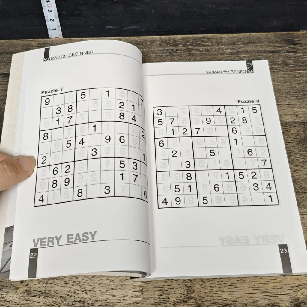 หนังสือ Sudoku for Beginner เกมปริศนา Sudoku สำหรับผู้เริ่มต้น รูปที่ 8