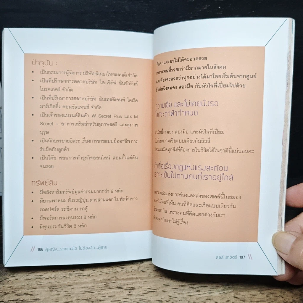 หนังสือ ผู้หญิง...รวยเองได้ ไม่ต้องง้อ...ผู้ชาย รูปที่ 10