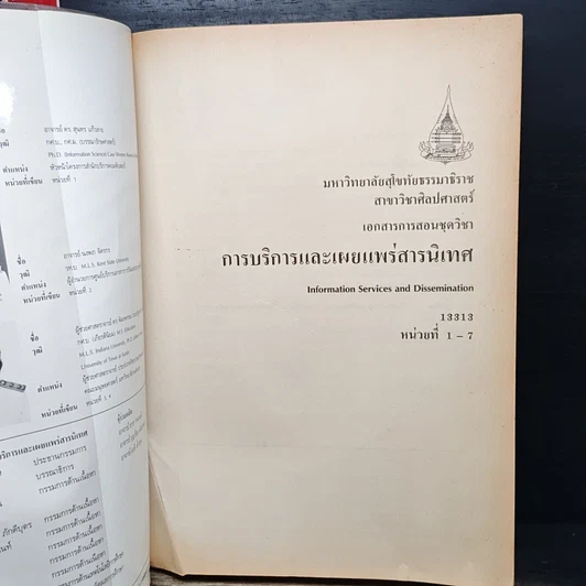 หนังสือ การบริการและเผยแพร่สารนิเทศ หน่วยที่ 1-7 รูปที่ 6