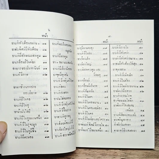หนังสือ ตำรายาโบราณ ฉบับแผนโบราณ ยาแก้ฝีร้ายต่าง ๆ มีรูปแสดง ยาแก้ลมมีพิษ กับ ยาแก้โรคต่าง ๆ รวมยา 321 ขนาน รูปที่ 11