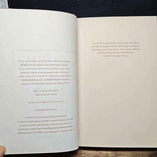หนังสือ 40 Days and 40 Nights รูปที่ 7