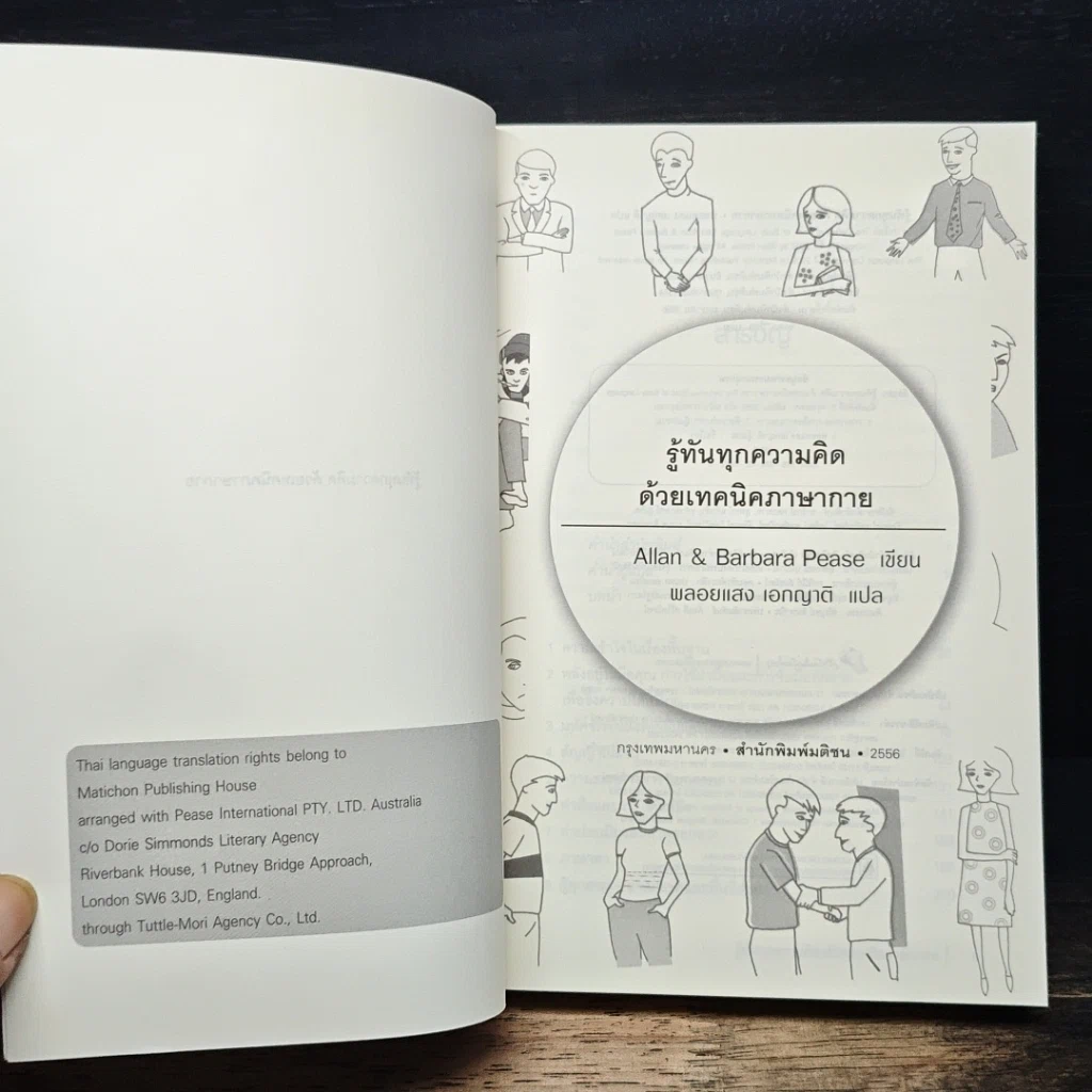 หนังสือ รู้ทันทุกความคิดด้วยเทคนิคภาษากาย รูปที่ 6