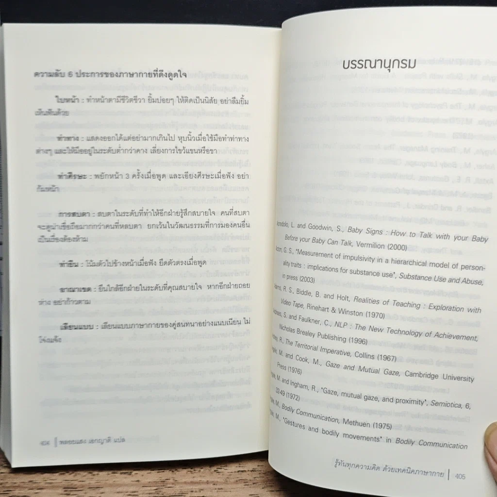 หนังสือ รู้ทันทุกความคิดด้วยเทคนิคภาษากาย รูปที่ 10