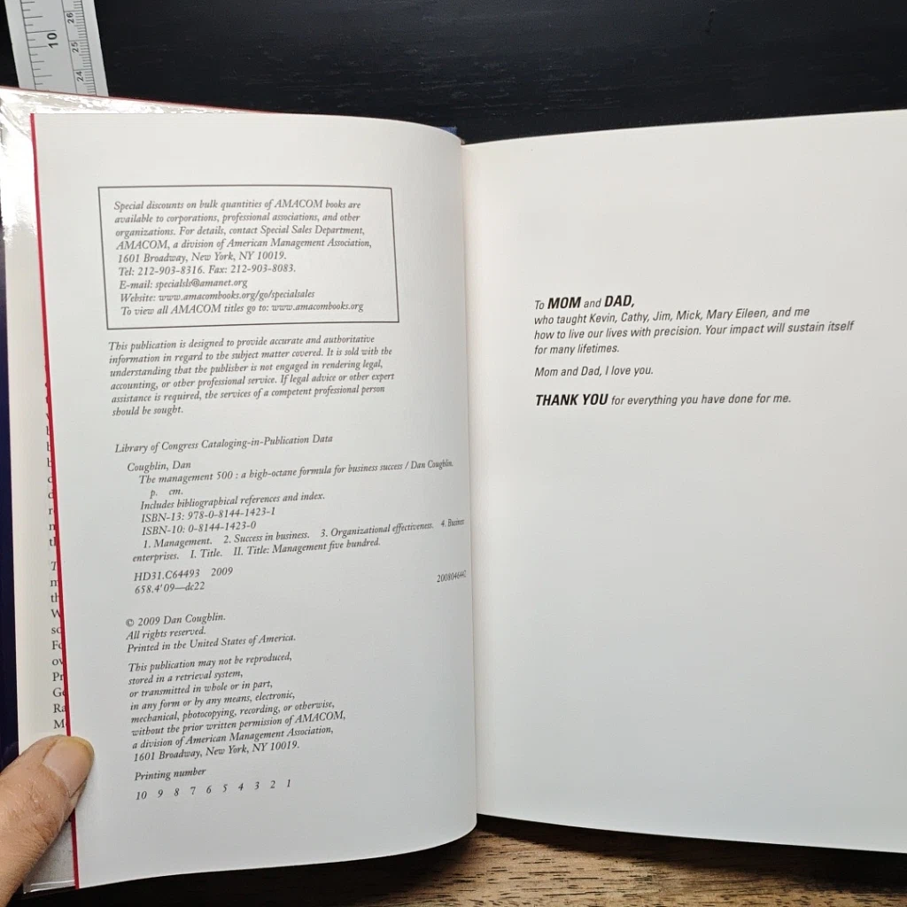 หนังสือ The Management 500 A High-Octane Formula for Business Success รูปที่ 6
