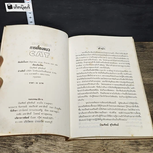 หนังสือ การเลี้ยงแมว รูปที่ 6