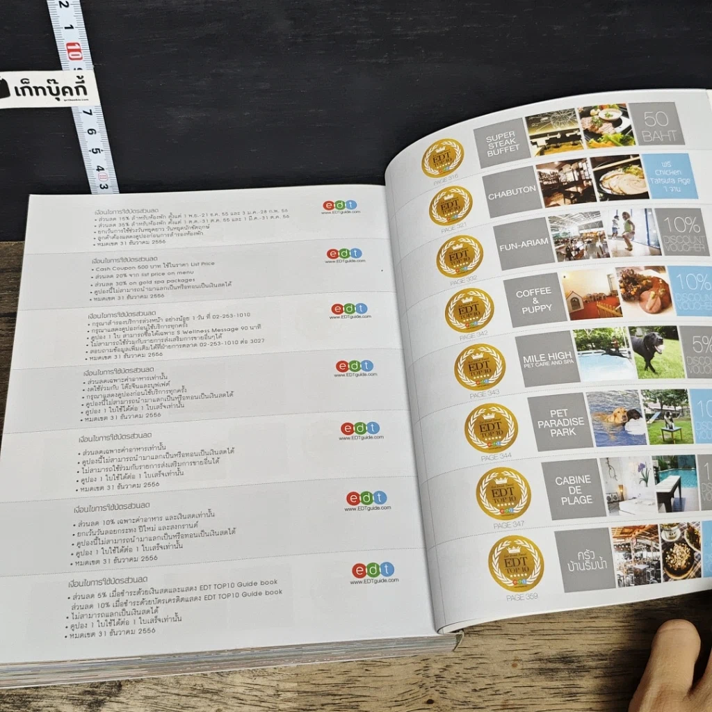 หนังสือ EDT Top 10 รวม 300 สถานที่ กิน ดื่ม เที่ยว ยอดนิยม รูปที่ 9