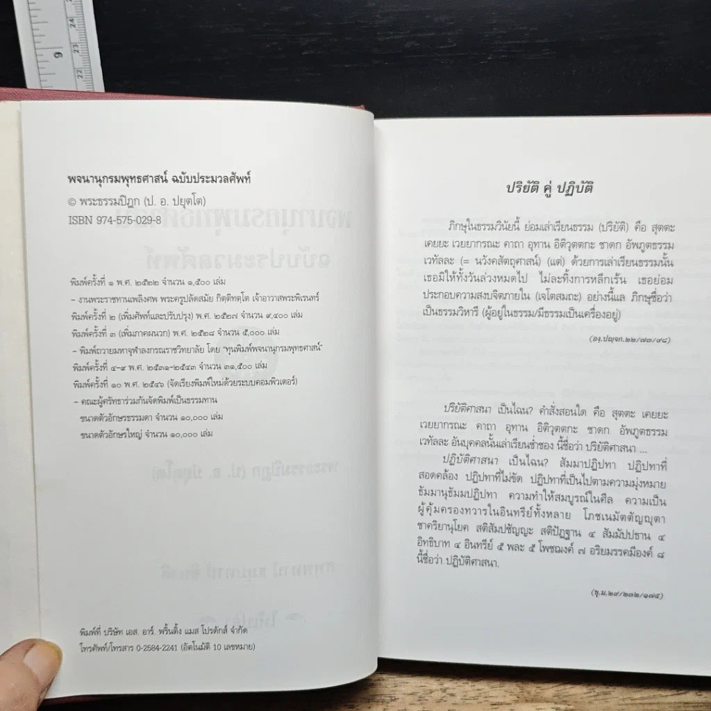 หนังสือ พจนานุกรมพุทธศาสน์ ฉบับประมวลศัพท์ รูปที่ 6