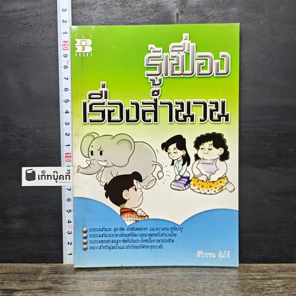 หนังสือ รู้เฟื่องเรื่องสำนวน รูปที่ 1