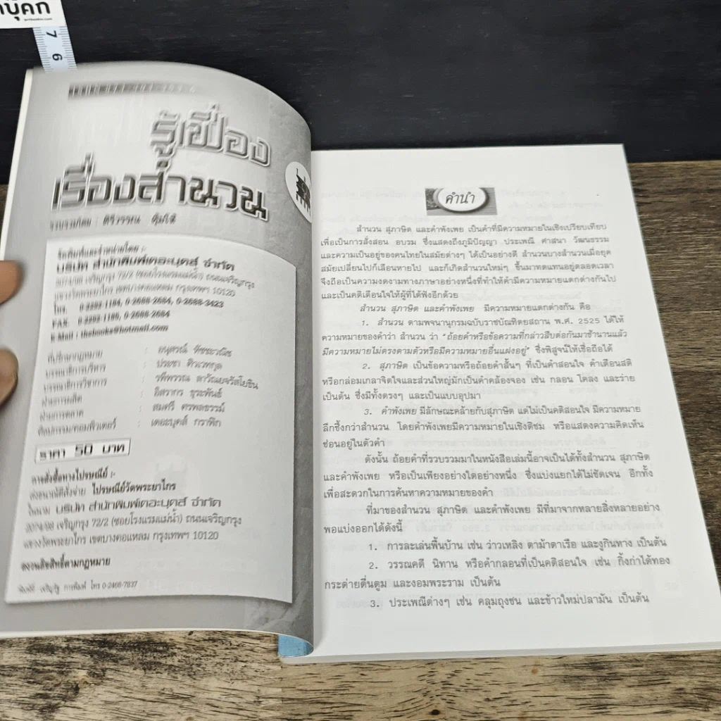 หนังสือ รู้เฟื่องเรื่องสำนวน รูปที่ 6