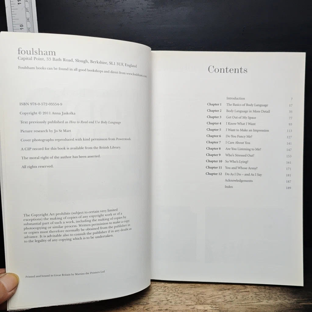หนังสือ The Picture Book of Body Language รูปที่ 6