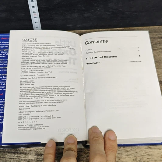 หนังสือ Little Oxford Thesaurus รูปที่ 6