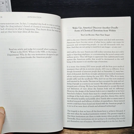 หนังสือ Water Cures: Drugs Kill รูปที่ 10