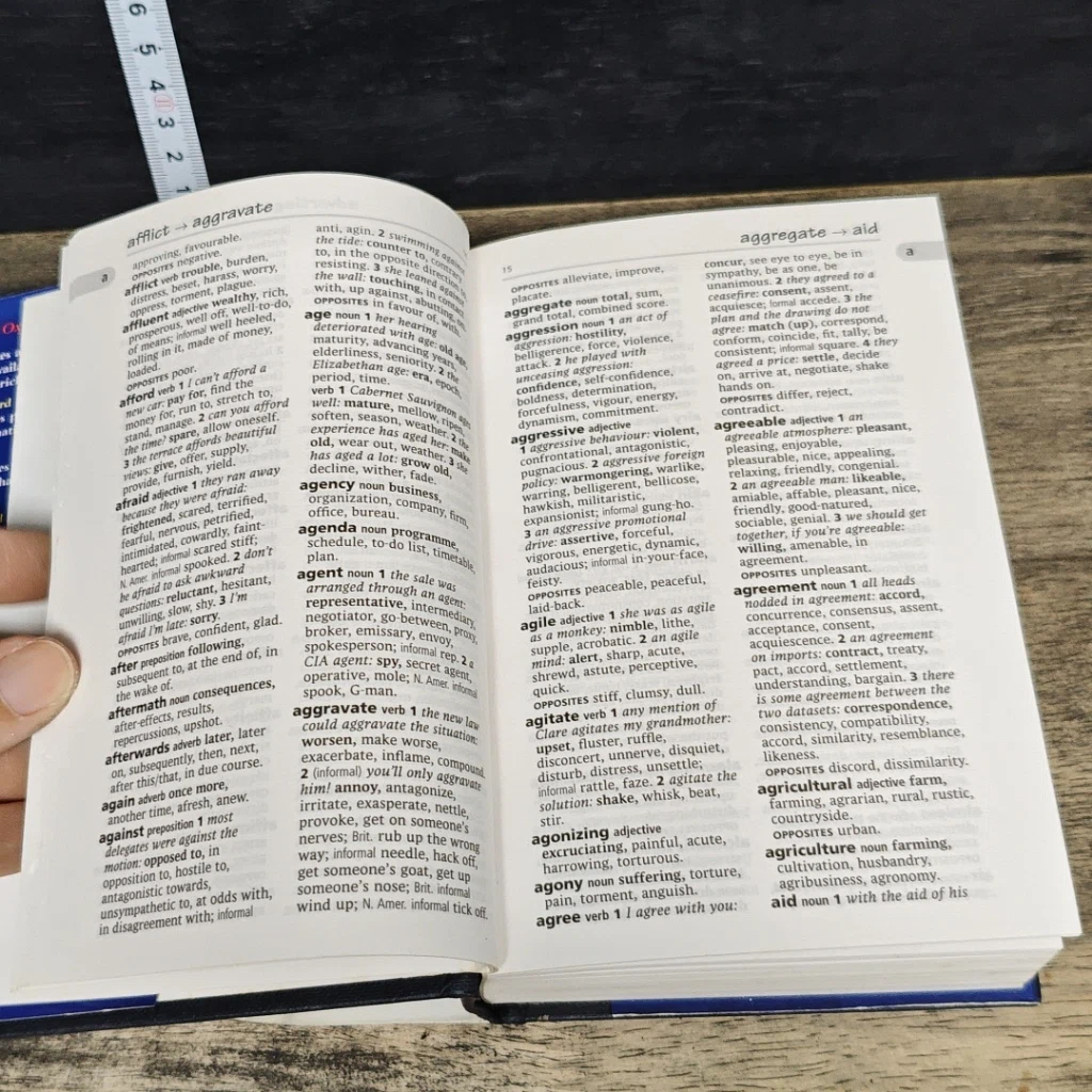 หนังสือ Little Oxford Thesaurus รูปที่ 7