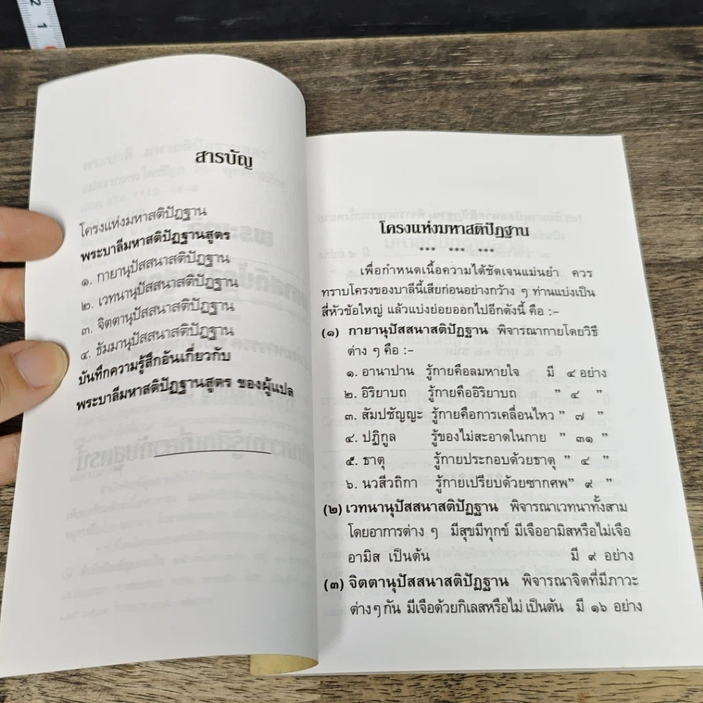 หนังสือ มหาสติปัฏฐานสูตร จากพระไตรปิฎก รูปที่ 7