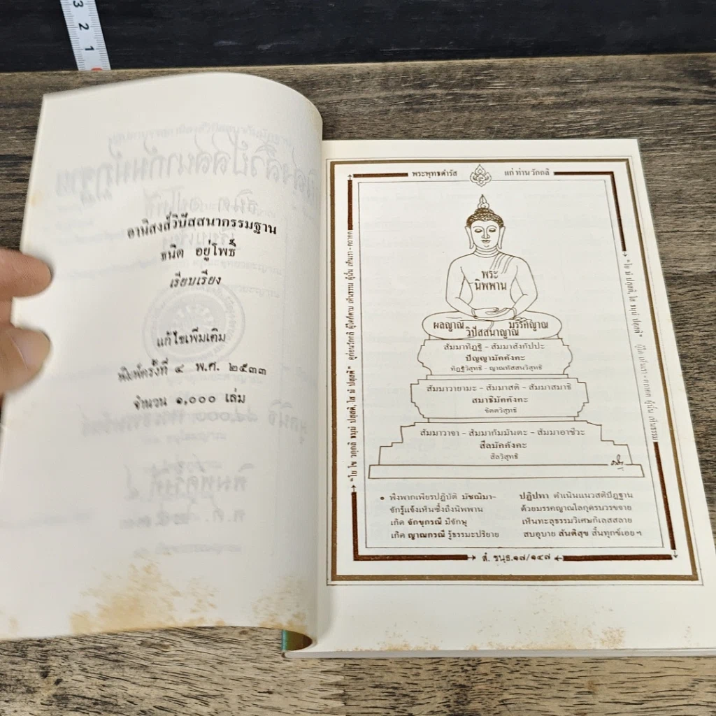 หนังสือ อานิสงส์วิปัสสนากัมมัฏฐาน รูปที่ 6