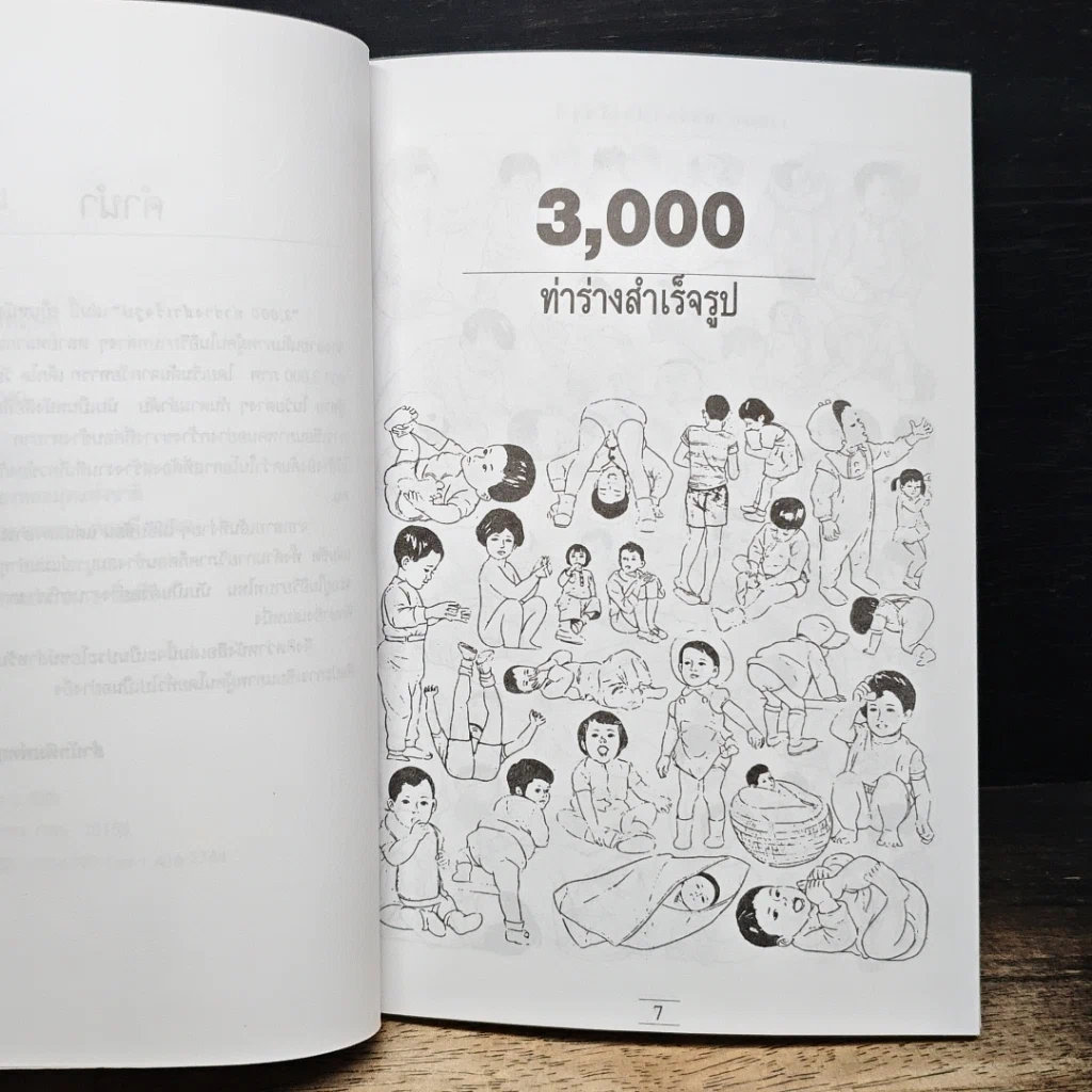 หนังสือ 3,000 ทำร่างสำเร็จรูป : คู่มือสำคัญสำหรับผู้สนใจการเขียนภาพคน รูปที่ 7
