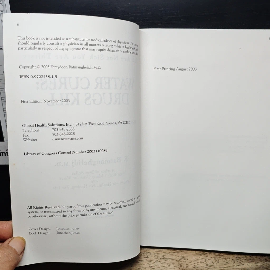 หนังสือ Water Cures: Drugs Kill รูปที่ 6