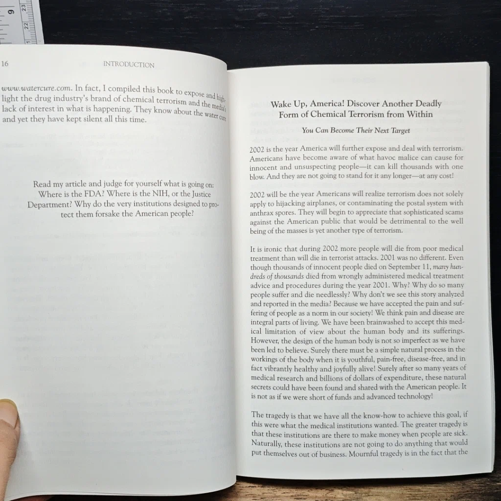 หนังสือ Water Cures: Drugs Kill รูปที่ 10