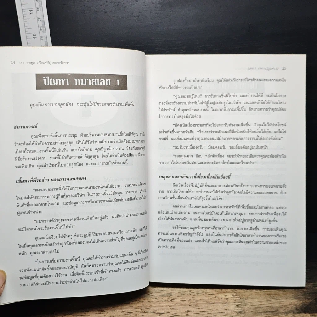 หนังสือ 162 บทพูดเพื่อแก้ปัญหาการจัดการ รูปที่ 15