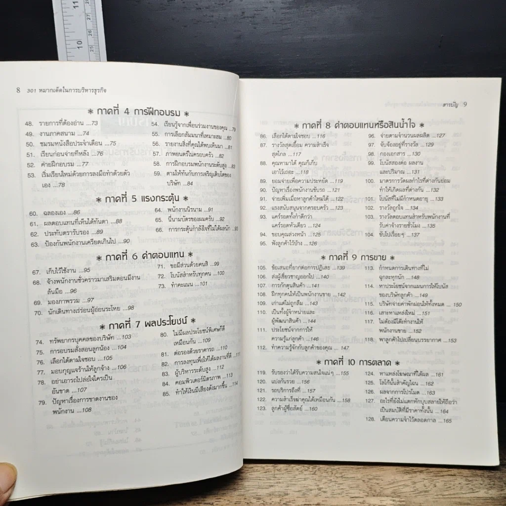 หนังสือ 301 หมากเด็ด ในการบริหารธุรกิจ รูปที่ 8