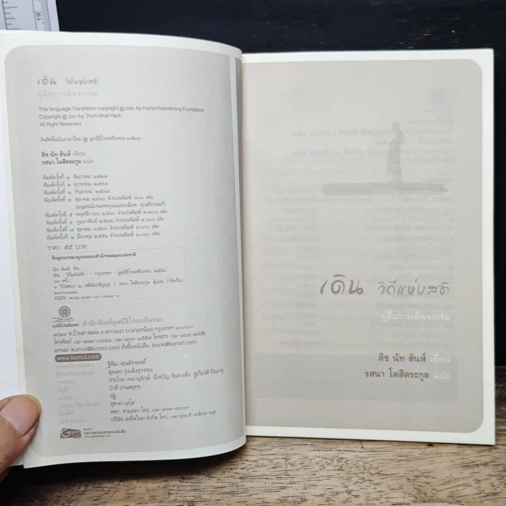 หนังสือ เดิน วิถีแห่งสติ รูปที่ 6