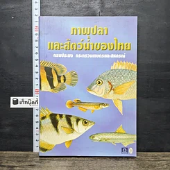 หนังสือ ภาพปลาและสัตว์น้ำของไทย